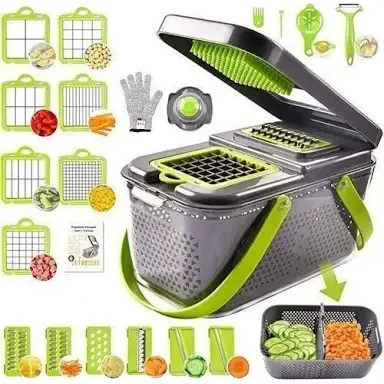 22 Pcs Veggie Slicer